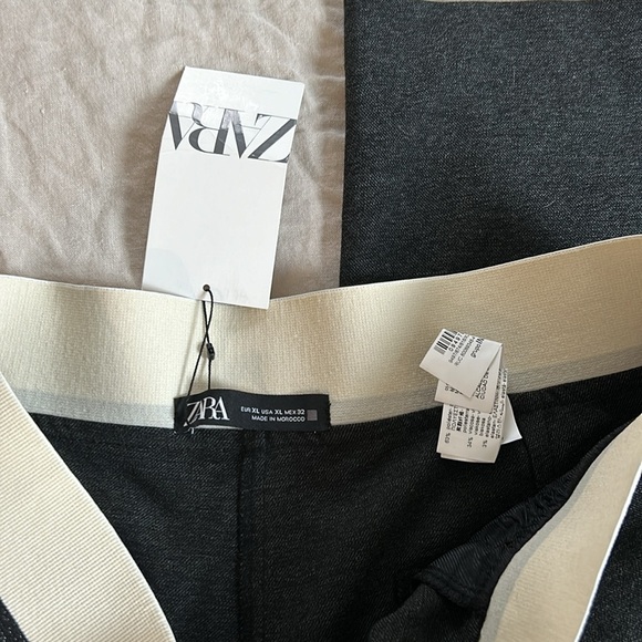NWT Zara Elastic Waist Trousers - Picture 3 of 3